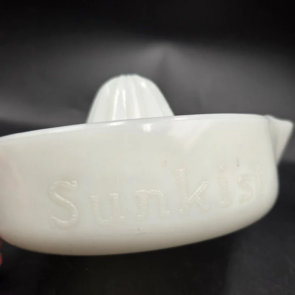 Vintage 1950's White Milk Glass 